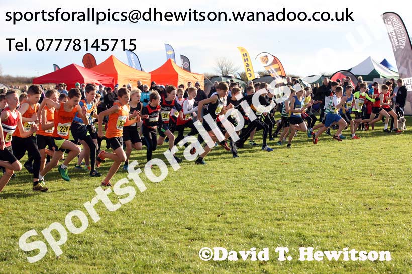 Boys under-13s Start fitness NEHL, South Shields. Photo: David T. Hewitson/Sports for All Pics